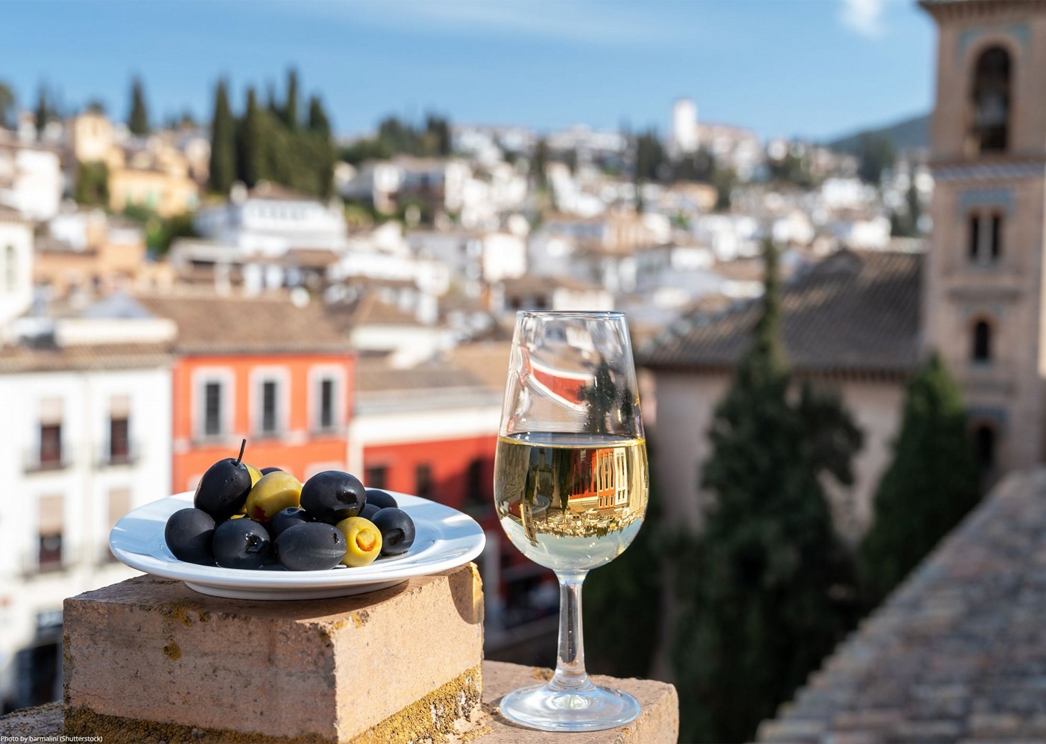 Glass of sherry in Cadiz