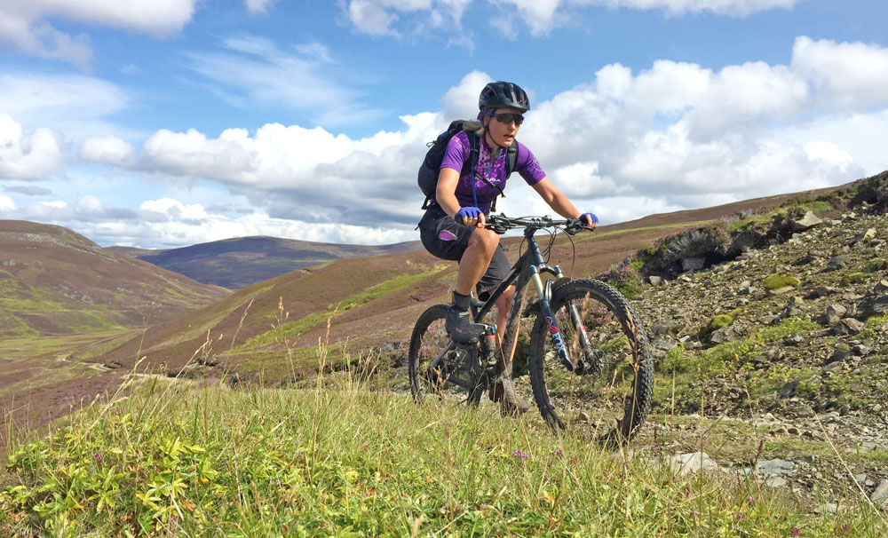 Mountain biking in the Scottish Highlands